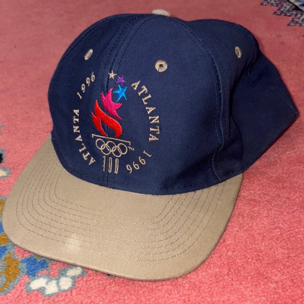 Vintage Atlanta 1996 Olympics SnapBack Hat Cap